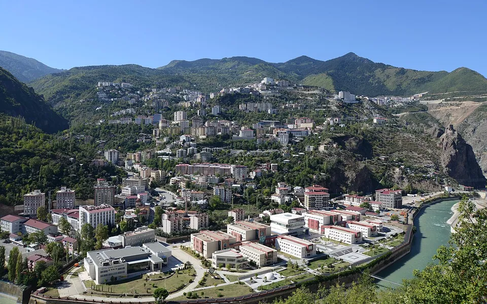Artvin şehir görünümü