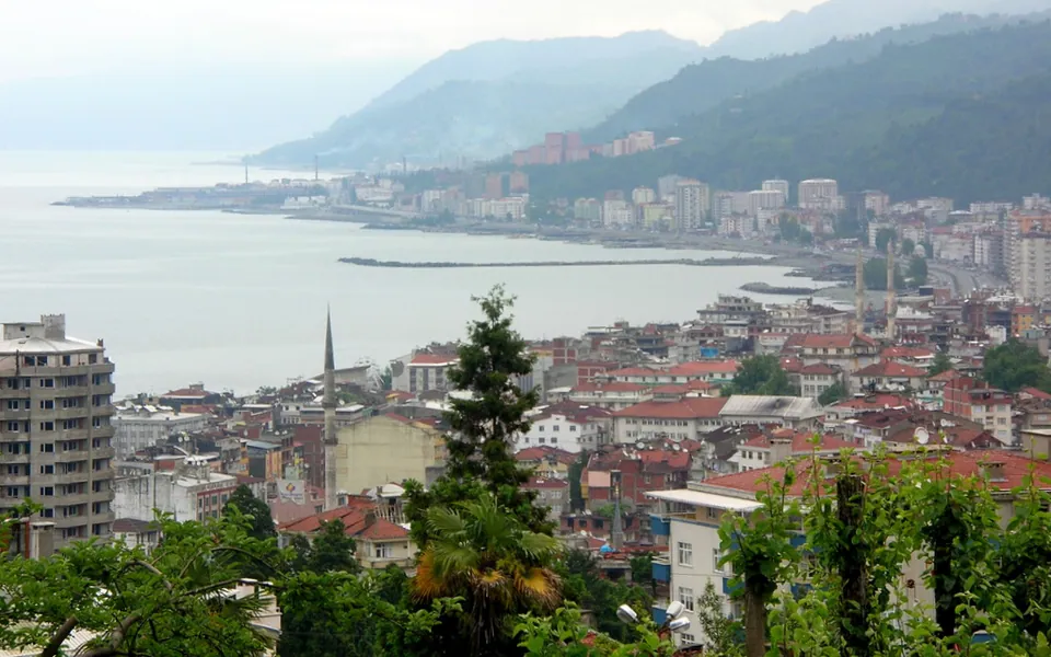 Rize şehir görünümü